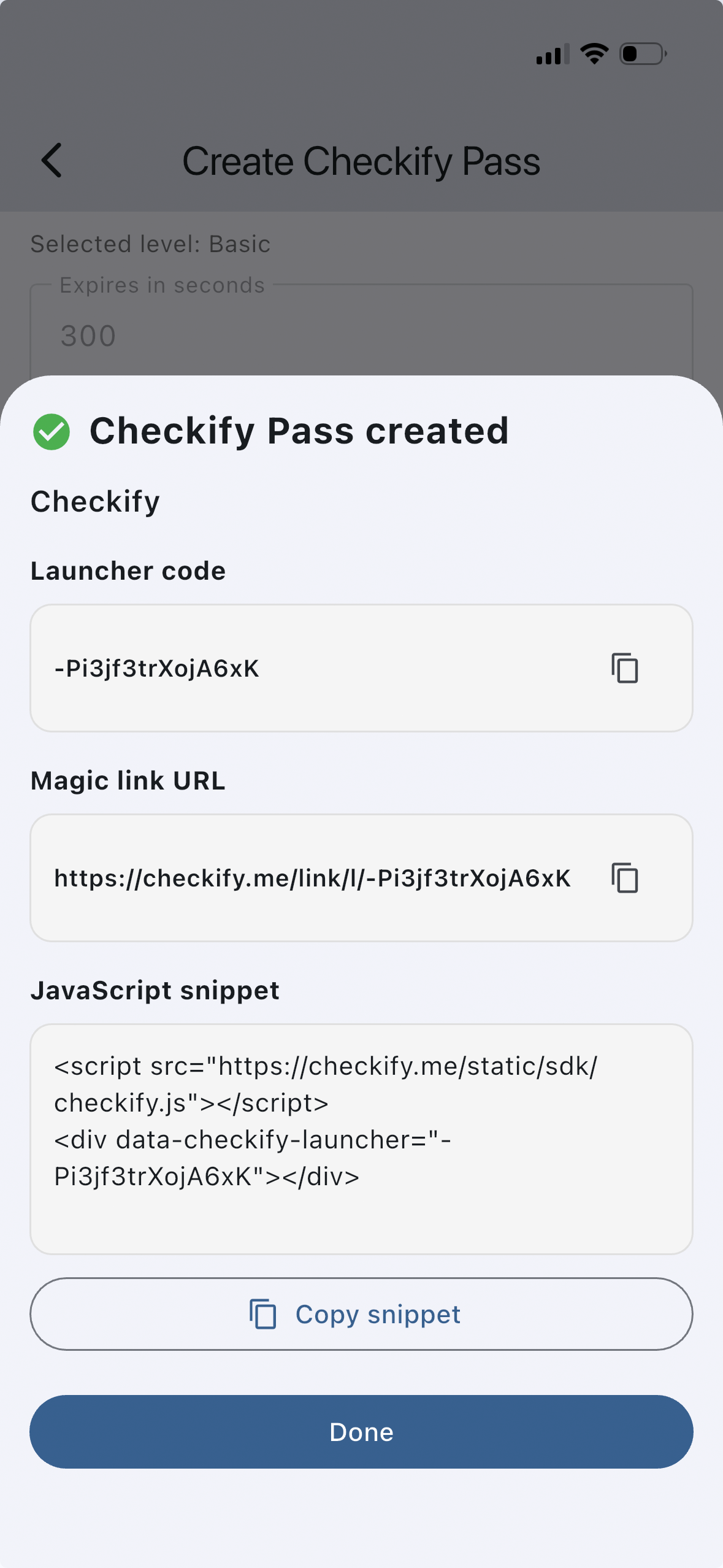 Checkify Pass preview
