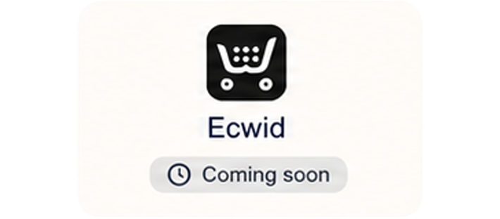 Ecwid — Coming soon