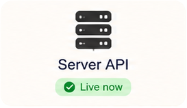 Server API — Live now
