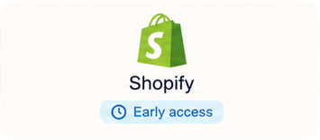 Shopify — Early access. Join waitlist