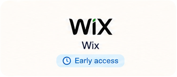 Wix — Early access. Join waitlist